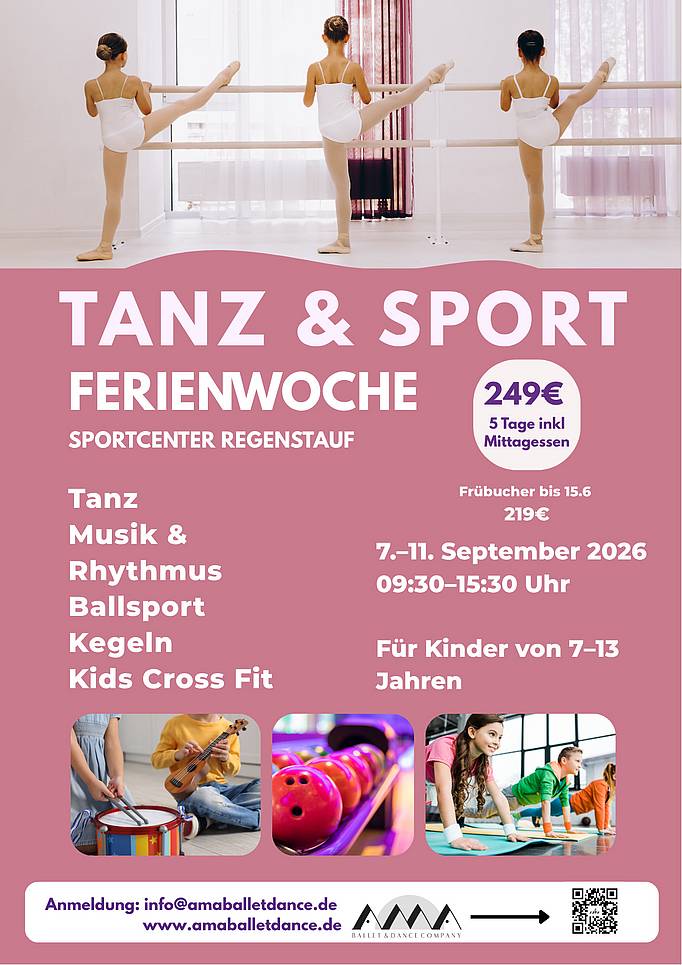 Tanz & Sport Ferienwoche im September 2026